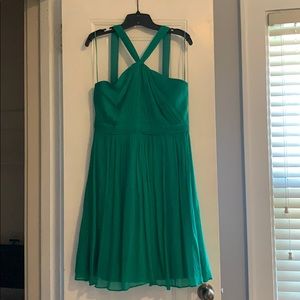 Jcrew jade chiffon party dress